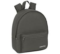 Mini sac à dos - SAFTA - Confortable - 27 x 10 x 32 cm - Idéal pour enfants - Gris