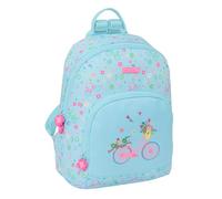 Safta - Mini sac à dos pour un usage quotidien, idéal pour les enfants de différents âges, confortable et polyvalent, qualité et résistance, tissu recyclable, 25 x 13 x 30 cm, couleur bleue, bleu,