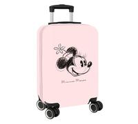 safta Minnie Mouse Baby - Trolley de Cabine 20 Pouces Valise à roulettes Cadenas de sécurité Valise légère 34,5 x 20 x 55 cm, Rose Clair, M, Décontracté