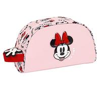 Safta Minnie Mouse Me Time Trousse de Toilette pour Enfants de 5 à 14 Ans, Confortable et Polyvalent, qualité et résistance, 26 x 16 x 9 cm, Rose Clair, Rose Clair, Estándar, décontracté