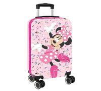 safta Minnie Mouse Naive Chariot de Cabine 20 Pouces Valise avec Roues, Cadenas de sécurité, Valise légère, 34,5 x 20 x 55 cm, Rose Clair, M, décontracté, Rose Clair, M, Casual