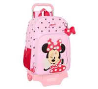 safta Minnie Mouse NAIVE - Grand sac à dos scolaire avec chariot, sac à dos pour enfant, adaptable au chariot, idéal pour les enfants d'âge scolaire, confortable et polyvalent, qualité et résistance,