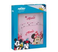 safta MINNIE MOUSE NAIVE - Set cadeau, coffret cadeau, lot de 3, set de papeterie, cadeau spécial, 28 x 6 x 35 cm, rose clair, M, Décontracté
