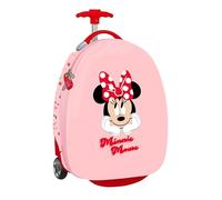 safta Minnie Mouse Naive - Trolley de Cabine 16 Pouces, Valise à roulettes, Cadenas de sécurité, Valise légère, 28 x 23 x 43 cm, Rose Clair, M, Décontracté