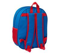 Sac Ã dos enfant Safta DC Comics Superman 3D Bleu 27x10x33 cm