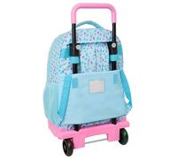 Safta Compact Extraible Simple Blackfit8 Petals 33l Wheeled Backpack Bleu Enfants