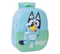Safta Mochila Guarderia 3D Bluey Sac à dos pour enfant 27x33x10 cm, 3 ans et plus