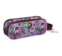 Safta – Trousse double Monster High "Drama" – Multicolore – 21 x 6 x 8 cm – Enfant