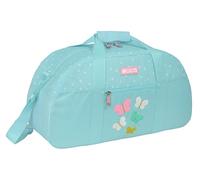 Safta Moos Butterflies Sac de Sport, idéal pour Les Enfants de différents âges, Confortable et Polyvalent, qualité et résistance, 50 x 26 x 20 cm, Bleu Clair, Bleu Clair, Estándar, Décontracté