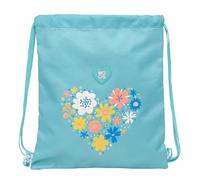 safta Moos Fiori - Grand sac à dos plat, idéal pour les enfants de différents âges, tissu recyclable, confortable et polyvalent, qualité et résistance, 35 x 40 cm