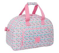 Safta Moos Flores Sac de Sport, idéal pour Les Enfants de différents âges, Confortable et Polyvalent, qualité et résistance, 48 x 21 x 33 cm, Multicolore, Multicolore, Estándar, Décontracté