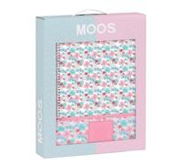 safta MOOS FLORES - Set cadeau, coffret cadeau, lot de 3, set de papeterie, spécial cadeau, 28 x 6 x 35 cm, couleur multicolore, multicolore, Estándar, Décontracté