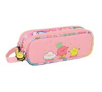 Mr. Wonderful Comic - Trousse Double pour Enfant, idéale pour Les Enfants d'âge Scolaire, Confortable et Polyvalente, qualité et résistance, 21 x 6 x 8 cm