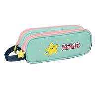 safta Mr. Wonderful Estrella Trousse Double pour Enfant, idéale pour Les Enfants d'âge Scolaire, Confortable et Polyvalente, qualité et résistance, 21 x 6 x 8 cm
