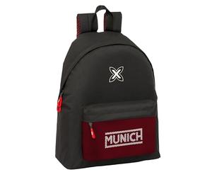 safta München Vulcan Sac à dos pour enfants, qualité et résistance maximale, confortable et polyvalent, 33 x 15 x 42 cm, noir, M, décontracté, Noir, m, Décontracté