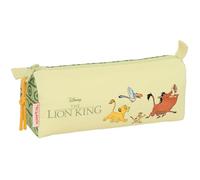safta Mufasa Trousse à Crayons avec Fermeture éclair et Compartiment, idéale pour Les Enfants d'âge Scolaire, Confortable et Polyvalente, qualité et résistance, 21 x 7 x 8 cm, Vert/Beige, Vert/Beige,