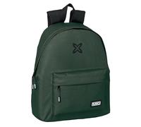 Safta Munich Basic - Day Pack pour enfant, sac à dos pour enfant, qualité et résistance maximale, confortable et polyvalent, 33 x 15 x 42 cm, couleur verte, vert, Estándar, Décontracté