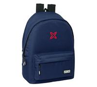 safta Munich Basic Sac à dos pour ordinateur portable 15,6" et USB, idéal pour les jeunes de différents âges, tissu recyclé, confortable et polyvalent, qualité et résistance, 31 x 18 x 44 cm, couleur