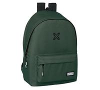 safta Munich Basic Sac à dos pour ordinateur portable 15,6" et USB, idéal pour les jeunes de différents âges, tissu recyclé, confortable et polyvalent, qualité et résistance, 31 x 18 x 44 cm, vert,