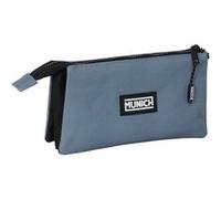 SAFTA Munich Basics - Trousse - triple - gris