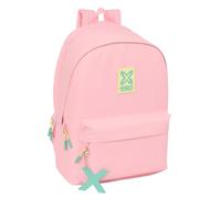 safta Munich Candy - Sac à dos pour ordinateur portable 15,6" et USB, idéal pour les jeunes de différents âges, tissu recy onfortable et polyvalent, qualité et résistance, 31 x 18 x 44 cm, rose