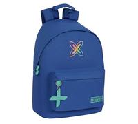 Safta MUNICH COBALTO - Sac à dos pour ordinateur portable 14,1", idéal pour les jeunes de différents âges, confortable et polyvalent, qualité et résistance, 31 x 16 x 41 cm, couleur, bleu roi,
