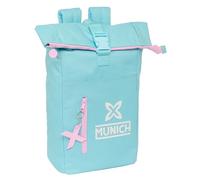 safta MUNICH HEAVEN - Sac à dos à rabat pour ordinateur portable de 15,6", idéal pour différents âges, confortable et polyvalent, qualité et résistance, 28 x 13 x 42 cm, couleur bleu ciel, bleu ciel,