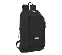 safta MUNICH Lagoon - Mini sac à dos pour un usage quotidien, idéal pour les enfants de différents âges, confortable et polyvalent, qualité et résistance, 22 x 10 x 39 cm, Noir, M, Décontracté