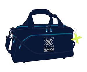 Safta Munich Nautic Sac de Sport, idéal pour Les Enfants de différents âges, Confortable et Polyvalent, qualité et résistance, 50 x 25 x 25 cm, Bleu Marine