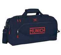 Safta Munich Sac de Sport, Sac à Dos, idéal pour Les Enfants de différents âges, Confortable et Polyvalent, qualité et résistance, 50 x 25 x 25 cm, Bleu Marine, Bleu Marine, Estándar, décontracté