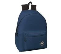 safta MUNICH TEEN - Sac à dos pour ordinateur portable 14,1", idéal pour les jeunes de différents âges, confortable et polyvalent, qualité et résistance, 31 x 13 x 43 cm, couleur bleue, bleu,