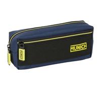 safta Munich Track - Trousse Triple Petite, Trousse pour Enfant, idéale pour Les Enfants d'âge Scolaire, Confortable et Polyvalente, qualité et résistance, 22 x 6 x 8,5 cm