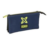 safta Munich Track - Trousse Triple, Trousse pour Enfant, idéale pour Les Enfants d'âge Scolaire, Confortable et Polyvalente, qualité et résistance, 22 x 3 x 12 cm