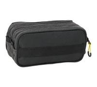 safta Munich Topo Trousse Triple Grande Trousse pour Enfant, idéale pour Les Enfants d'âge Scolaire, Confortable et Polyvalente, qualité et résistance, 21,5 x 8 x 10 cm, Noir, M, Décontracté