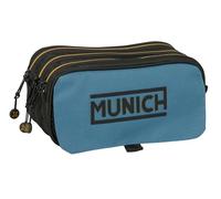 Munich - Trousse Triple Grande Trousse pour Enfant, idéale pour Les Enfants d'âge Scolaire, Confortable et Polyvalente, qualité et résistance, 21,5 x 8 x 10 cm
