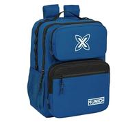 Safta Munich Ultramar Sac à dos pour ordinateur portable 14,1", idéal pour les jeunes de différents âges, confortable et polyvalent, qualité et résistance, 33 x 16 x 42 cm, couleur, Bleu (Azul