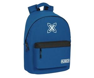 Safta MUNICH ULTRAMAR - Sac à dos pour ordinateur portable 14,1", idéal pour les jeunes de différents âges, confortable et polyvalent, qualité et résistance, 31 x 16 x 41 cm, couleur, Bleu (Azul