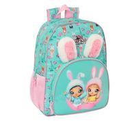 safta NANANA BUNNY - Sac à dos scolaire pour enfant, sac à dos pour enfant, adaptable au chariot, idéal pour les enfants d'âge scolaire, confortable et polyvalent, qualité et résistance, 33 x 14 x 42