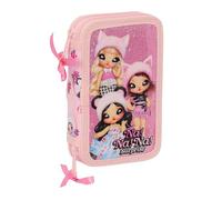 Safta NANANA Fabulous - Trousse Scolaire pour Enfant, avec 28 Outils Inclus, Pratique et Polyvalente, qualité et résistance, 12,5 x 4 x 19,5 cm, Rose, Rose, Estándar, Décontracté