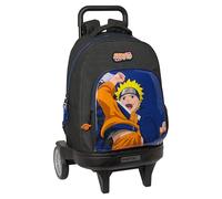 Safta Naruto Ninja Compact Wheeled Backpack Noir Enfants