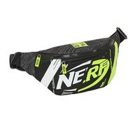 Safta Nerf Get Ready - Sac Banane avec Poche extérieure, idéal pour Les Jeunes et Les Enfants de différents âges, Confortable et Polyvalent, qualité et résistance, 23 x 9 x 12 cm, Couleur Noire