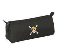 safta One Piece Pirates Trousse avec Fermeture éclair et Compartiment, Trousse pour Enfant, idéale pour Les Enfants d'âge Scolaire, Confortable et Polyvalente, qualité et résistance, 21 x 7 x 8 cm,