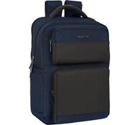 Safta Para 15,6 Pulgadas Diseño Ejecutivo-Mochila Portátil Puerto USB, Compartimento Acolchado, Sac à Dos Mixte, Bleu foncé (Urban Dark Blue), M