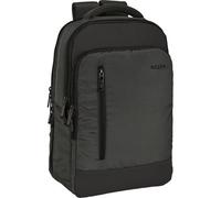 Safta Para 15,6'' Y Tablet Compartimentos Acolchados-Mochila Portatil Puerto USB Oficina Y Viajes, Sac à Dos Mixte, Dualtech Gris, M