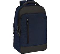 Safta Para 15,6'' Y Tablet Compartimentos Acolchados-Mochila Portatil Puerto USB Oficina Y Viajes, Sac à Dos Mixte, Dualtech Bleu foncé, M
