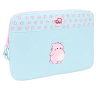 safta Pembe The Pink Cat - Housse pour ordinateur portable 15,6", idéale pour les enfants de différents âges, confortable et polyvalente, qualité et résistance, 39,5 x 3,5 x 27,5 cm