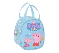 Peppa Pig Baby Sac à goûter, Grande résistance, Recreo, 19 x 14 x 22 cm, Couleur, Multicolore, Estándar, Décontracté