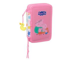 safta Peppa Pig Baby Pig Trousse d'école pour Enfants avec 29 Outils Inclus Idéal pour Les Enfants de 5 à 14 Ans, Confortable et Polyvalent, qualité et résistance, 12,5 x 4 x 19,5 cm