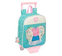 Safta Peppa Pig Pretty Flowers Wheeled Backpack One Size