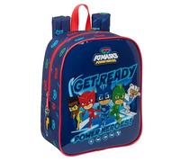 safta PJMASKS Ready - Sac à Dos pour Enfant, Sac à Dos Scolaire, Adaptable au Chariot, idéal pour crèche, Confortable et Polyvalent, qualité et résistance, 22 x 10 x 27 cm, Couleur Bleu Marine, Bleu